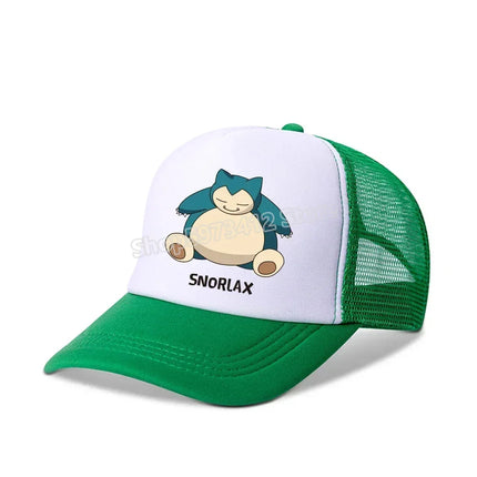 Pokemons Baseball Cap Pikachu Charizard Gengar Anime Peaked Hat Kid Adult Summer Outdoor Sport Hats Boy Casual Fashion Cap Gift