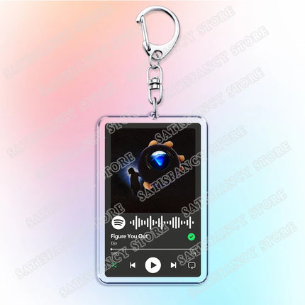 Hot Music Keychains Running Up That Hill (A Deal with God) End of Beginning Kate Bush Djo Song Keying Jewelry Fans Friends Gifts