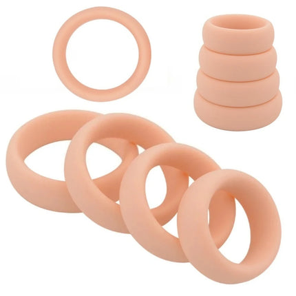 Realistic Penis Ring Silicone Cock Ring Sex Toys for Men Delay Ejaculation Erection Dick Cockring Intimate Goods Sex Shop