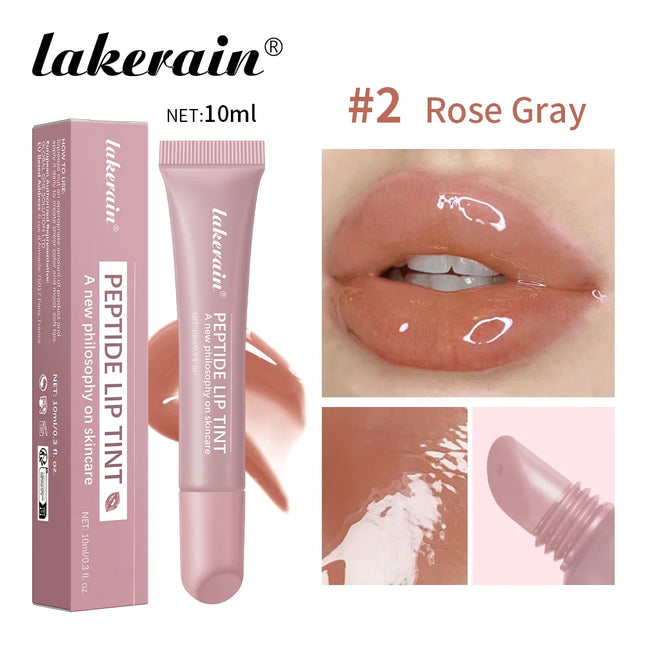 10ml Mirror Lip Glaze Moisturizes Jelly Lip Enrichment Oil Lasting Water Light Glass Lip Oil Removes Line Lip Protection Serum