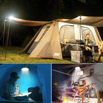 USB Rechargeable LED Bulb Lamp Solar Charge Lantern Portable Emergency Night Market Light Outdoor Camping Home(Optional Remote)