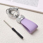 purple-silver ring