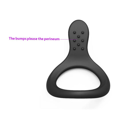 Male Cock Ring Penis Ring Delay Ejaculation Scrotal Binding Ball Stretcher Silicone Cockring Sex Toy For Men
