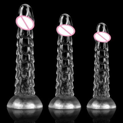 23cm Dragon Dildo Suction Cup Anal Plug Whip Buttplug Anus Dilator Female Vaginal Masturbator Butt Plug Sex Toys For Women Men