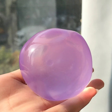 Plasticity Squishy Mochi Fidget Toys Blue Coconut Oil Maltose Squeeze Toy Funny Anti-stress Sensory Toy for Friends Gifts