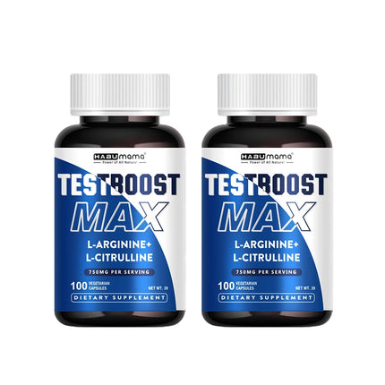 100 Caps | L-Arginine + L-Citrulline Complex | Energy & Enlargement  Size Growth Male Support | Experts Clinically Studied