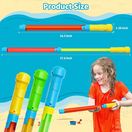 Water Gun Squirt Toys for Kids Adults 16.5'' Super Soaker Blaster Squirt Guns for Swimming Pool Beach Summer Outdoor Party Games