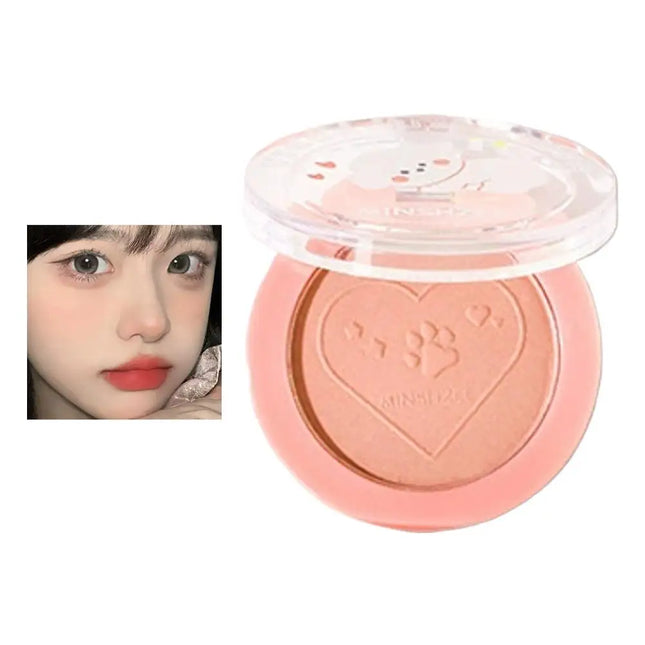 Monochrome Blush Whitening Matte Cosmetics Vitality Girl Nude Makeup Natural Smudge Monochrome Blush Plate