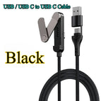 3 fold cable black