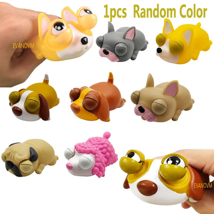Squishy Carrot Rabbit Squeeze Telescopic Toys Kids Children's Radish Rabbit Cup Pinch Music Toy Creative Stress Relief Gift