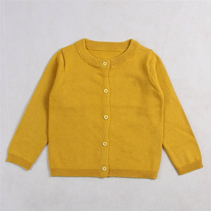 Spring Cotton Sweater Top Baby Children Clothing Baby Boys Girls Cardigan Boys Girls Knitted Cardigan Sweater Kid Spring Clothes