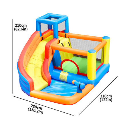 Inflatable Trampline Water Combo Bouncy Castle Jumping House With Blower Inflatable Bouncer Castle Kids Courtyard Games