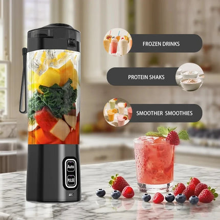 2026 New Electric Portable Blender | Multifunctional Fruit Juicer Mixer High Speed Blender Juicer | Easy Clean & BPA Free