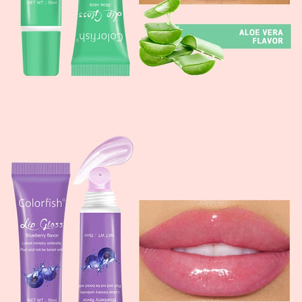 24PCS Flower and Fruit Lip Balm set moisturizes, improves lip condition and moisturizes Valentine's Day gift party gifts