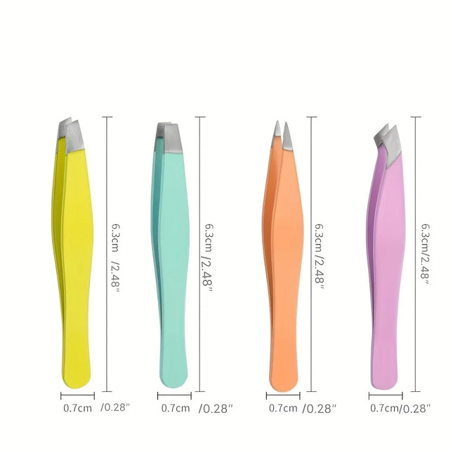 MINI Eyebrow Tweezers Facial Hair Removal Clips Stainless Steel Eyebrow Eyelash Makeup Tweezers Beauty Tools