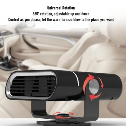 150W Car Heater Fan 2 Gears Fast Heating Windshield Defogger Defroster For Vehicle Winter Use