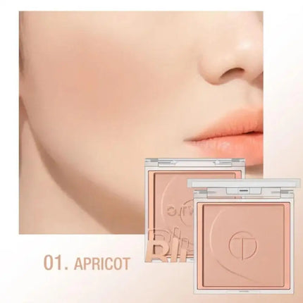 Pink Makeup Blush Palette Velvet Matte Light Shimmer Blusher Natural Cheek Contour Tint Peach Pink Rouge Cheek Contour Palette