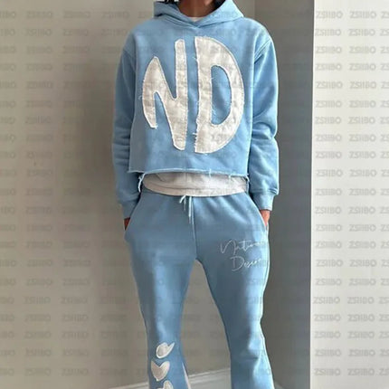 Hoodie with patch English letter pattern, spring fashion men's long-sleeved hooded sweatshirt, Y2K clothing jacket, women's hood