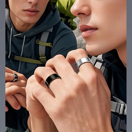 2026 New R12 Smart Ring with Charging Case, Heart Rate Blood Oxygen Sleep Health Manager,5ATM Waterproof For Men Women Smartring