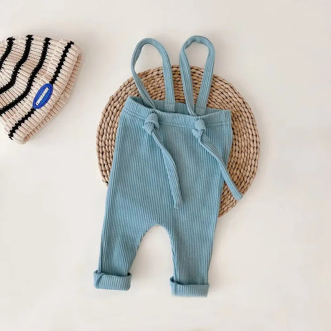 Newborn Baby Leggings Cotton High Elastic Baby Strap Overalls Toddler Girl and Boy Pants