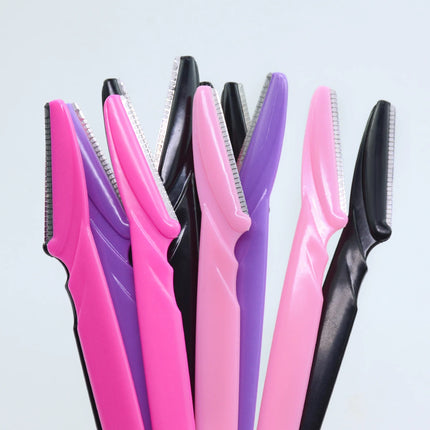 10/30/40Pcs Eyebrow Razor Facial Razor for Women Multipurpose Exfoliating Dermaplaning Tools with Precision Cover Safety Beauty