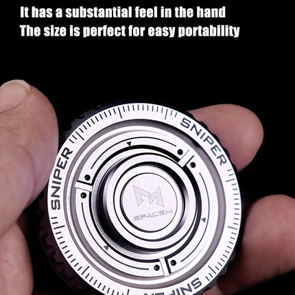 3in1 EDC Metal Pushing Card Hand Spinner Coin Adults Creative Anti-stress Fidget Toys 2024 New Stress Reliever Fidget Spinner