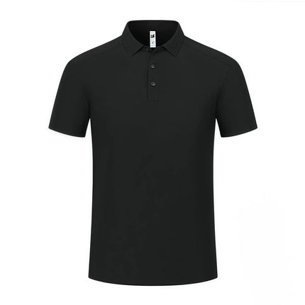 2025 New High End Polo Top for Men Short Sleeve Seamless Glue Pressing Sports Polo Shirt Work Uniform