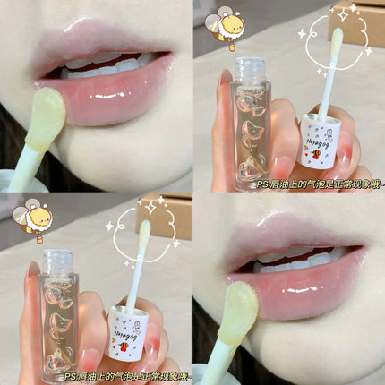 3pcs Moisturizing Lip Oil, Nourishing Brightening Lip Oil Style Care Lip Oil Moisturizing Hydrating Lip Balm,  Lip Moisturizer