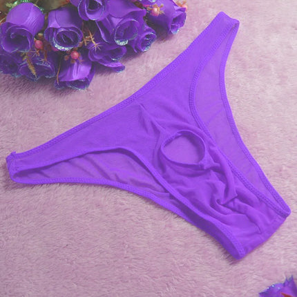 Men Chastity mesh chastity Bondage Sexy Thong Mens hole on penis Erotic lover game Male GString Adult game Sex Toys Panty