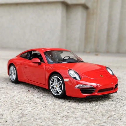 1/24 911 Carrera 991 Coupe Alloy Sports Car Model Diecast Metal Track Racing Vehicles Car Model Simulation Collection Decoration