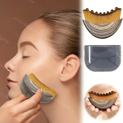 Lymphatic Contour Face Brush chin jawline Sculpting drainage Massager for Face ergonomically Designed To Fit The Skin Precisely