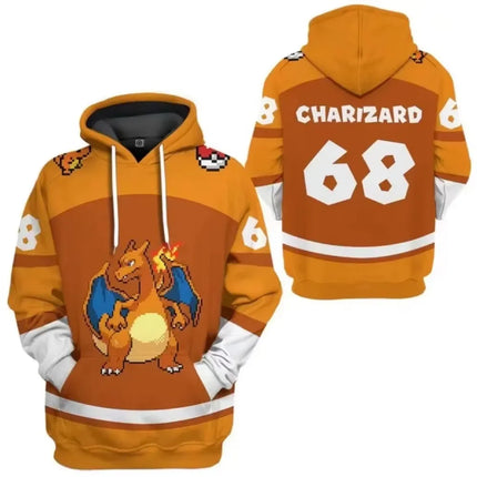2023 New Fashion Children's Sweatshirt Cartoon Animation Hoodie 3D Print Street Pullover Long Sleeve Boys, Girls Hoodes