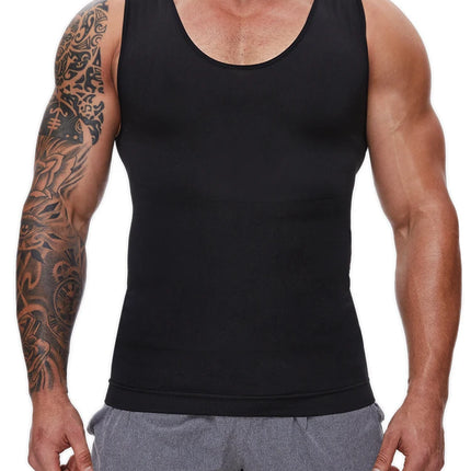Men Body Shaper Slimming Compression Vest Undershirt Sexy Waist Trainer Tank Top Belly Control Workout Weight Loss Shapewear