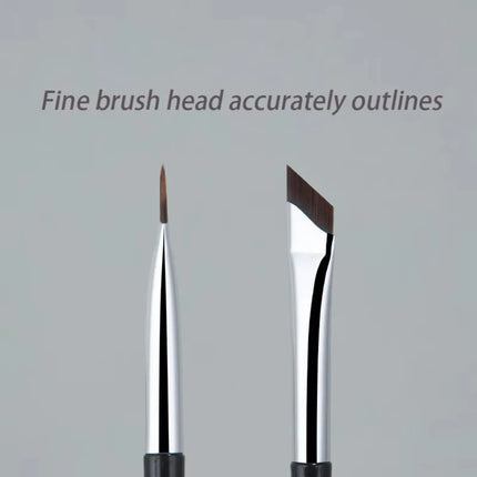 KSHBO The Upgrade Blade Eyeliner Brush Ultra Thin Fine Angle Flat Eyebrow Brush Under The Eyes Place Precise Detail Brush