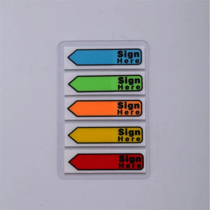 100 Sheets Strong Stickiness Memo Pad, Reusable Sticky Notes Bookmarks for School Office, N-Time Repositionable Stationery, Idea