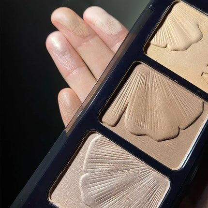 4 Color Contouring Highlighter Shading Palette Natural Nose Shadow Aegyosal Face Three-dimensional Matte Brighten Bronzer Makeup
