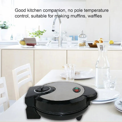 Waffle Maker Multifunctional Food Grade Safe Prevents Stick Round Waffle Maker Machine With Temperature Control
