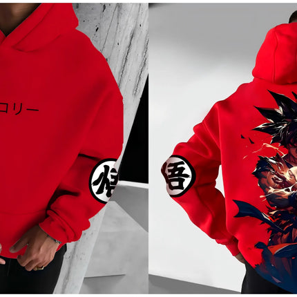 Dragon Ball 2026 Hot Fashion New Anime Harajuku Hoodie Streetwear Men Autumn Winter Hooded Sweater Oversized Women Unisex Top