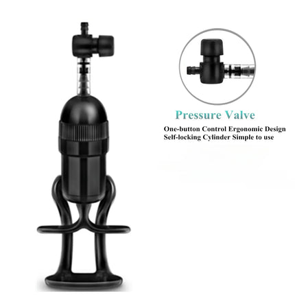 Electric Manual Vacuum Pump Penis Pump/Anal Pump for Adult Negative Pressure Exercise Suction Pressure Gauge Handle Accessory