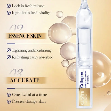 Collagen Ceramide Hyaluronic Acid Face Serum – Anti-Aging & Whitening Repair Essence, Firm Smooth Skin, Fade Dark Spots