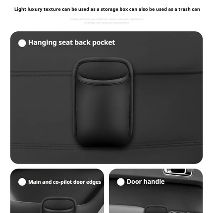 The multi-functional leather storage case for car water cups is suitable for VW Volkswagen Polo Tiguan Passat Golf Jetta Lavida