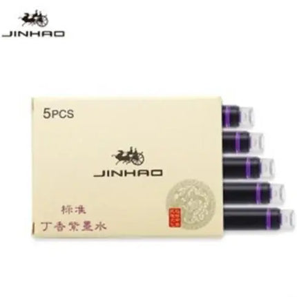 Jinhao 5/10/15 pcs Color Ink Cartridge Refill Fountain Pen Office School Student Stationery Ink Supplies Fountain Pen Ink