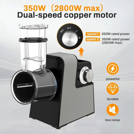 Multifunctional S6B Commercial Electric Food Processor Meat Grinder Sausage Stuffer Vegetable Cutter Slicer Shredder for Kitchen