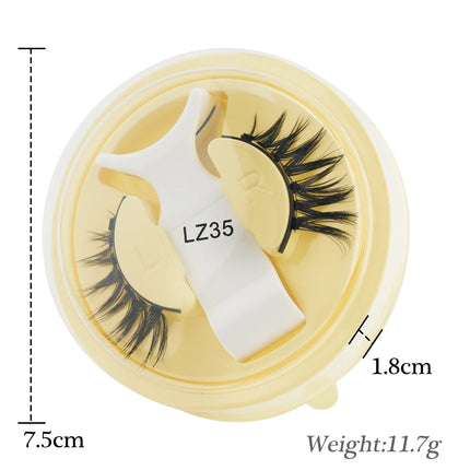 3D Magnetic False Eyelashes Tweezer Set Reusable Natural Eyelashes Mink False Lash Professional Eyelash Extension Makeup Tool