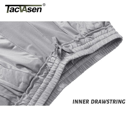 TACVASEN Men's Fleece Lined Track Pants Fall Winter Thermal Warm Jogger Pants Waterproof Workout Casual Drawstring Sweatpants