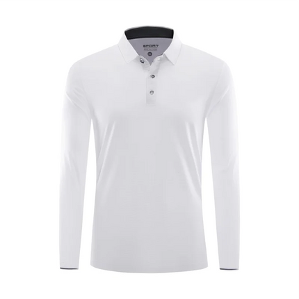 Fashion Long Sleeve Quick-drying Sports Polo Shirt Custom Logo Print Embroidery Breathable Summer Men And Women Tops S-6XL 2025