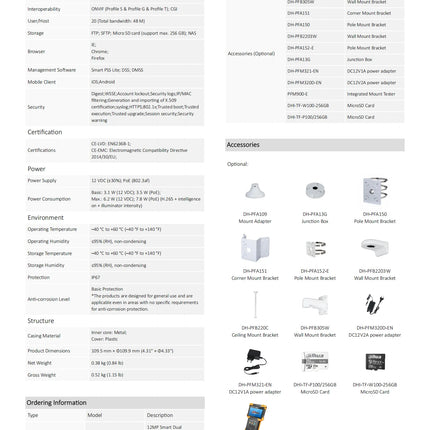 Dahua 12MP IP Camera Color Smart Dual Light WizSense Network High-Quality Imaging Security Surveillance IPC-HDW21249T-S-IL