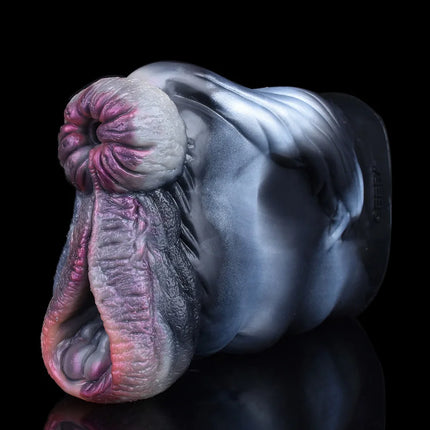 GEEBA New Dual Hole Animal Horse Masturbation Cup Soft Silicone Male Masturbator Realistic Vagina Prostate Massage Pussy Sex Toy