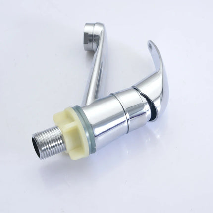 A Piece of Alloy Bathroom Basin Sink Faucet, Single Cold Water Kitchen Faucet, Washbasin Sanitary Ware Faucet