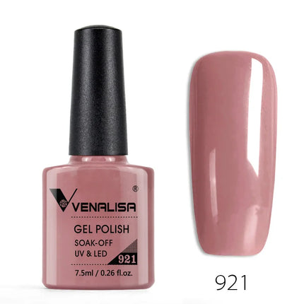 Venalisa Nail Gel Polish Semi Permanent Salon Quality TPO Free Glitter 7.5ml Soak off UV LED Nail Gel Varnish
